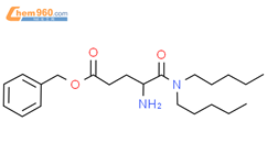 4-氨基-5-(二戊氨基)-5-氧代戊酸苯甲酯结构式图片|182553-16-8结构式图片
