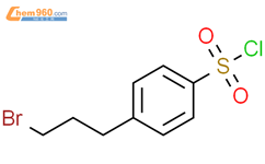 4-（3-溴丙基）苯磺酰氯结构式图片|182742-74-1结构式图片