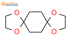 1,4-环己二酮双(乙烯乙缩醛)结构式图片|183-97-1结构式图片