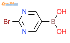 (2-溴嘧啶-5-基)硼酸结构式图片|1832655-76-1结构式图片