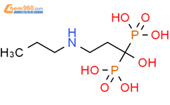 Phosphonic acid, [1-hydroxy-3-(propylamino)propylidene]bis-结构式图片|183446-95-9结构式图片