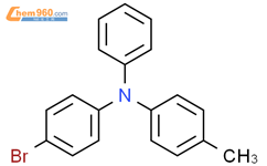 4-溴-N-苯基-N-对甲苯苯胺结构式图片|183798-74-5结构式图片