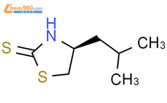 2-Thiazolidinethione, 4-(2-methylpropyl)-, (4S)-结构式图片|185137-28-4结构式图片