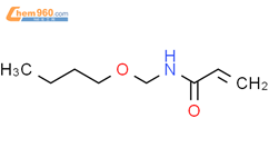N-丁氧基甲基丙烯酰胺结构式图片|1852-16-0结构式图片