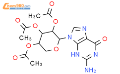 Guanine, 9-b-D-xylopyranosyl-,2',3',4'-triacetate (8CI)结构式图片|18520-96-2结构式图片
