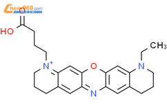 Dipyrido[3,2-b:2',3'-i]phenoxazin-13-ium,1-(3-carboxypropyl)-11-ethyl-1,2,3,4,8,9,10,11-octahydro-结构式图片|185308-24-1结构式图片