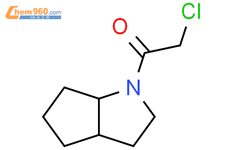 1-(3,3a,4,5,6,6a-Hexahydro-2H-cyclopenta[b]pyrrol-1-yl)-2-chloroethanone结构式图片|1854640-01-9结构式图片