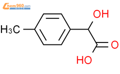 对甲基苯羟乙酸结构式图片|18584-20-8结构式图片