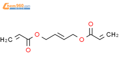 2-丁烯-1,4-二基双丙烯酸酯结构式图片|18621-76-6结构式图片