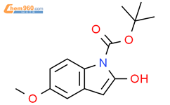 1H-Indole-1-carboxylic acid, 2-hydroxy-5-methoxy-, 1,1-dimethylethyl ester结构式图片|1864059-32-4结构式图片