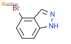 4-溴-1H-吲唑结构式图片|186407-74-9结构式图片