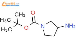 3-氨基吡咯烷-1-羧酸叔丁酯结构式图片|186550-13-0结构式图片