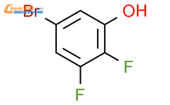 5-溴-2,3-二氟苯酚结构式图片|186590-26-1结构式图片