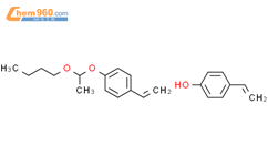对(1-丁氧基乙氧基)苯乙烯-对羟基苯乙烯共聚物结构式图片|186769-12-0结构式图片