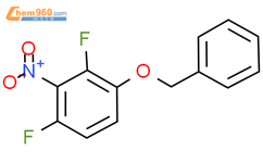 1,3-二氟-2-硝基-4-(苯甲氧基)苯结构式图片|1881289-05-9结构式图片