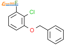 1-(benzyloxy)-2-chloro-3-fluorobenzene结构式图片|1881289-28-6结构式图片