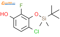 3-[(tert-butyldimethylsilyl)oxy]-4-chloro-2-fluorophenol结构式图片|1881289-40-2结构式图片