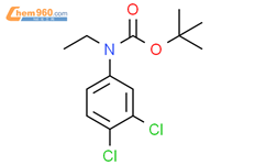 tert-butyl N-(3,4-dichlorophenyl)-N-ethylcarbamate结构式图片|1881289-42-4结构式图片