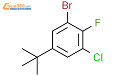 1-bromo-5-tert-butyl-3-chloro-2-fluorobenzene结构式图片|1881289-47-9结构式图片
