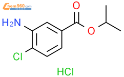 propan-2-yl 3-amino-4-chlorobenzoate hydrochloride结构式图片|1881290-47-6结构式图片