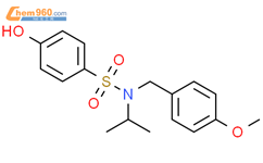 4-hydroxy-N-[(4-methoxyphenyl)methyl]-N-(propan-2-yl)benzene-1-sulfonamide结构式图片|1881290-54-5结构式图片
