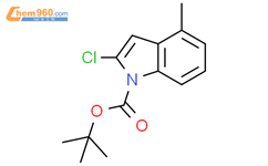 tert-butyl 2-chloro-4-methyl-1H-indole-1-carboxylate结构式图片|1881290-97-6结构式图片