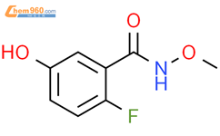 Benzamide, 2-fluoro-5-hydroxy-N-methoxy-结构式图片|1881291-67-3结构式图片