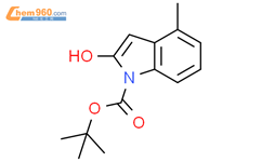 1H-Indole-1-carboxylic acid, 2-hydroxy-4-methyl-, 1,1-dimethylethyl ester结构式图片|1881293-05-5结构式图片