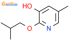 3-Pyridinol, 5-methyl-2-(2-methylpropoxy)-结构式图片|1881293-35-1结构式图片