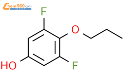 3,5-difluoro-4-propoxyphenol结构式图片|1881293-40-8结构式图片
