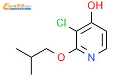 4-Pyridinol, 3-chloro-2-(2-methylpropoxy)-结构式图片|1881293-61-3结构式图片