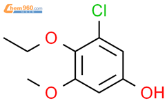 3-chloro-4-ethoxy-5-methoxyphenol结构式图片|1881293-82-8结构式图片