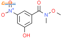 3-hydroxy-N-methoxy-N-methyl-5-nitrobenzamide结构式图片|1881293-95-3结构式图片