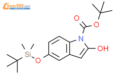 tert-butyl 5-[(tert-butyldimethylsilyl)oxy]-2-hydroxy-1H-indole-1-carboxylate结构式图片|1881295-48-2结构式图片