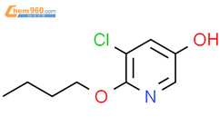 6-butoxy-5-chloropyridin-3-ol结构式图片|1881295-71-1结构式图片