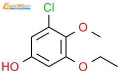 3-chloro-5-ethoxy-4-methoxyphenol结构式图片|1881296-51-0结构式图片
