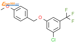 1-chloro-3-[(4-methoxyphenyl)methoxy]-5-(trifluoromethyl)benzene结构式图片|1881296-75-8结构式图片