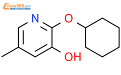 2-(cyclohexyloxy)-5-methylpyridin-3-ol结构式图片|1881321-02-3结构式图片