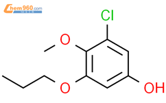 3-chloro-4-methoxy-5-propoxyphenol结构式图片|1881321-16-9结构式图片