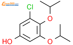 3-chloro-4,5-bis(propan-2-yloxy)phenol结构式图片|1881321-45-4结构式图片