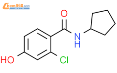 2-chloro-N-cyclopentyl-4-hydroxybenzamide结构式图片|1881321-87-4结构式图片