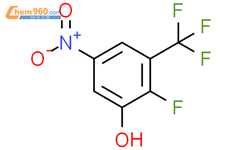 2-fluoro-5-nitro-3-(trifluoromethyl)phenol结构式图片|1881327-88-3结构式图片