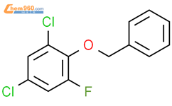 2-(benzyloxy)-1,5-dichloro-3-fluorobenzene结构式图片|1881327-93-0结构式图片