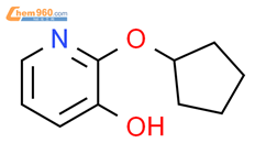 2-(cyclopentyloxy)pyridin-3-ol结构式图片|1881327-96-3结构式图片