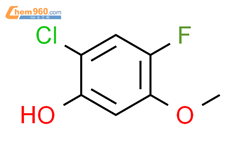 2-氯-4-氟-5-甲氧基苯酚结构式图片|1881328-09-1结构式图片