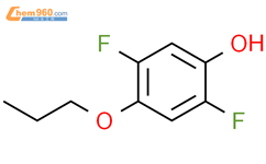 2,5-difluoro-4-propoxyphenol结构式图片|1881328-19-3结构式图片