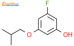 3-fluoro-5-(2-methylpropoxy)phenol结构式图片|1881328-26-2结构式图片