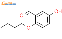 2-butoxy-5-hydroxybenzaldehyde结构式图片|1881328-29-5结构式图片
