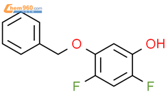 5-（苄氧基）-2,4-二氟苯酚结构式图片|1881329-61-8结构式图片
