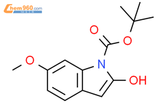 1H-Indole-1-carboxylic acid, 2-hydroxy-6-methoxy-, 1,1-dimethylethyl ester结构式图片|1881330-14-8结构式图片